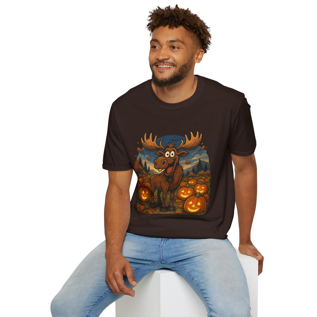 Happy Moose Halloween T-Shirt