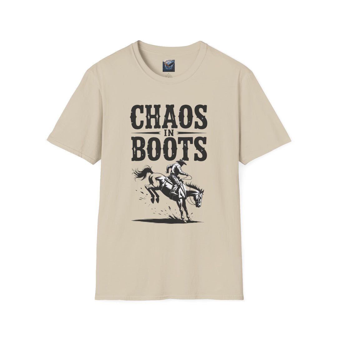 Chaos in Boots - Bronc T-Shirt