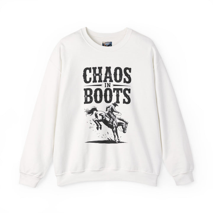 Chaos in Boots Bronc Crewneck Sweatshirt