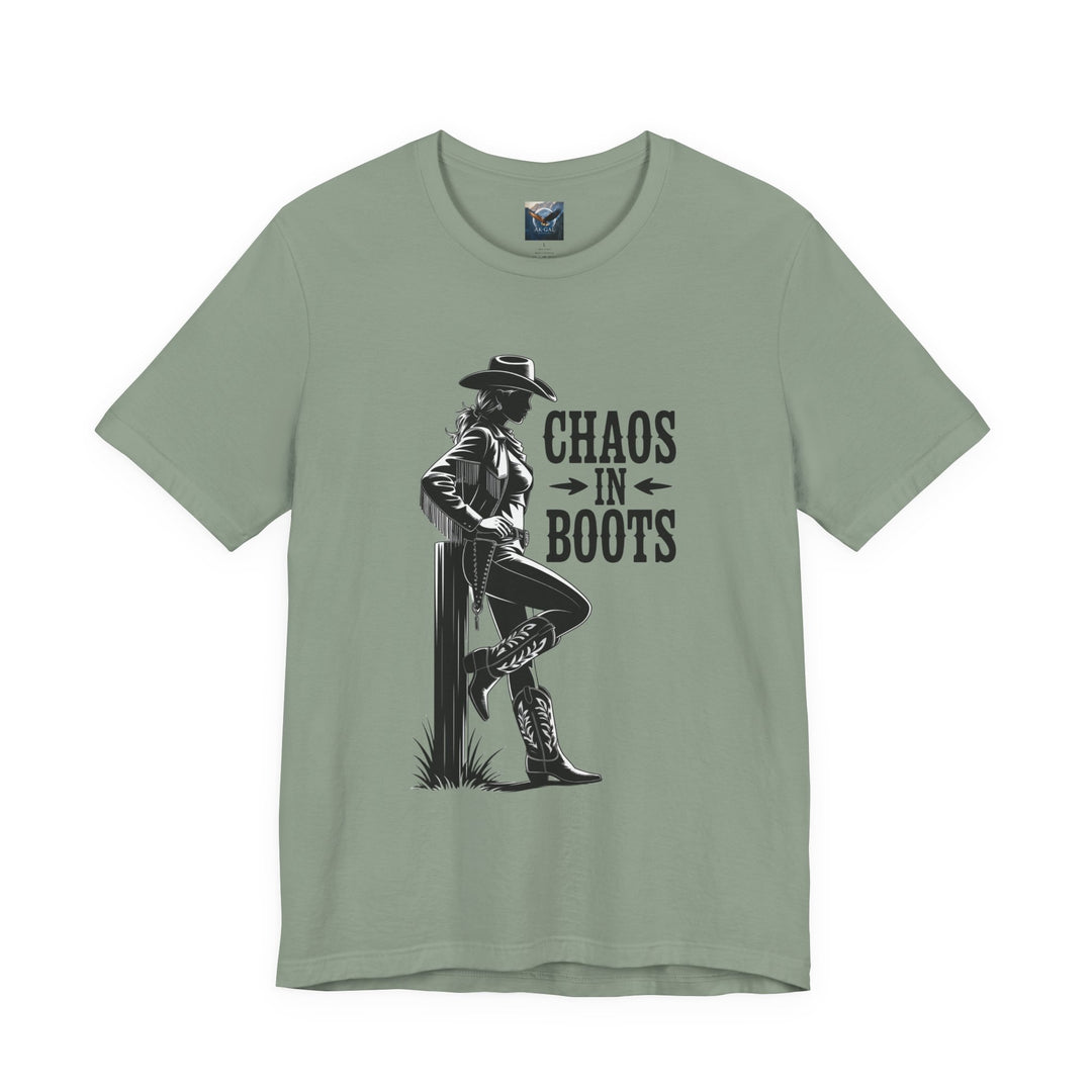 Chaos in Boots T-Cowgirl Rebel (Bella)
