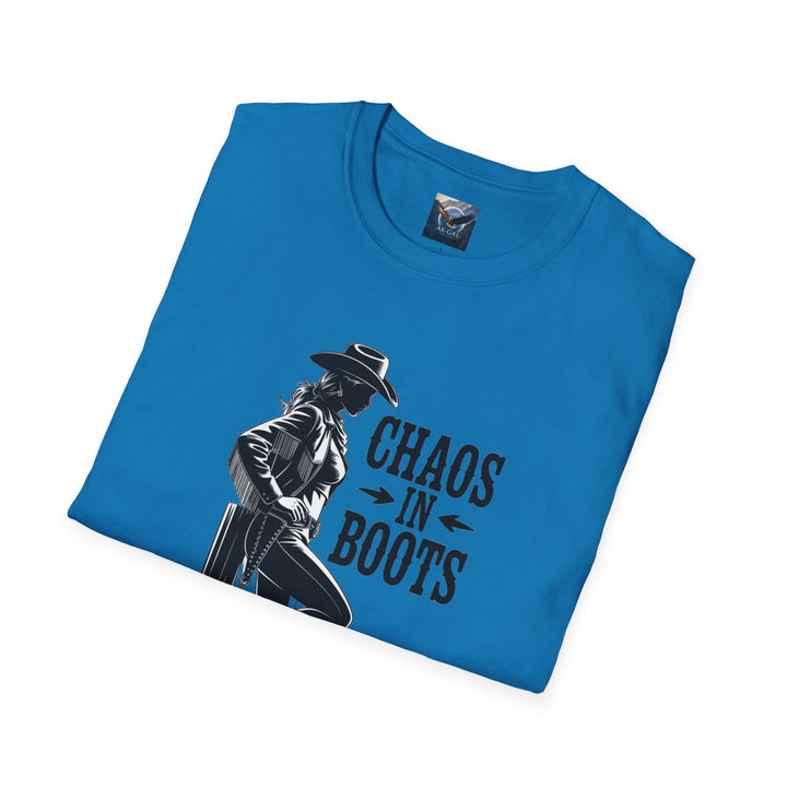 Chaos in Boots - Cowgirl Rebel T-Shirt