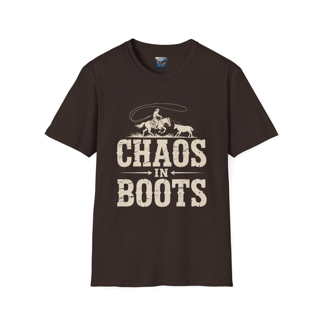 Roping Chaos in Boots T-Shirt