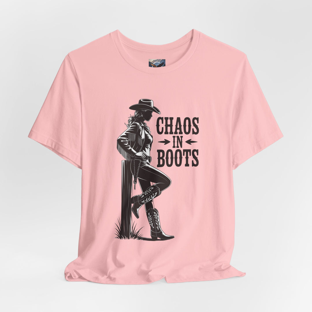 Chaos in Boots T-Cowgirl Rebel (Bella)