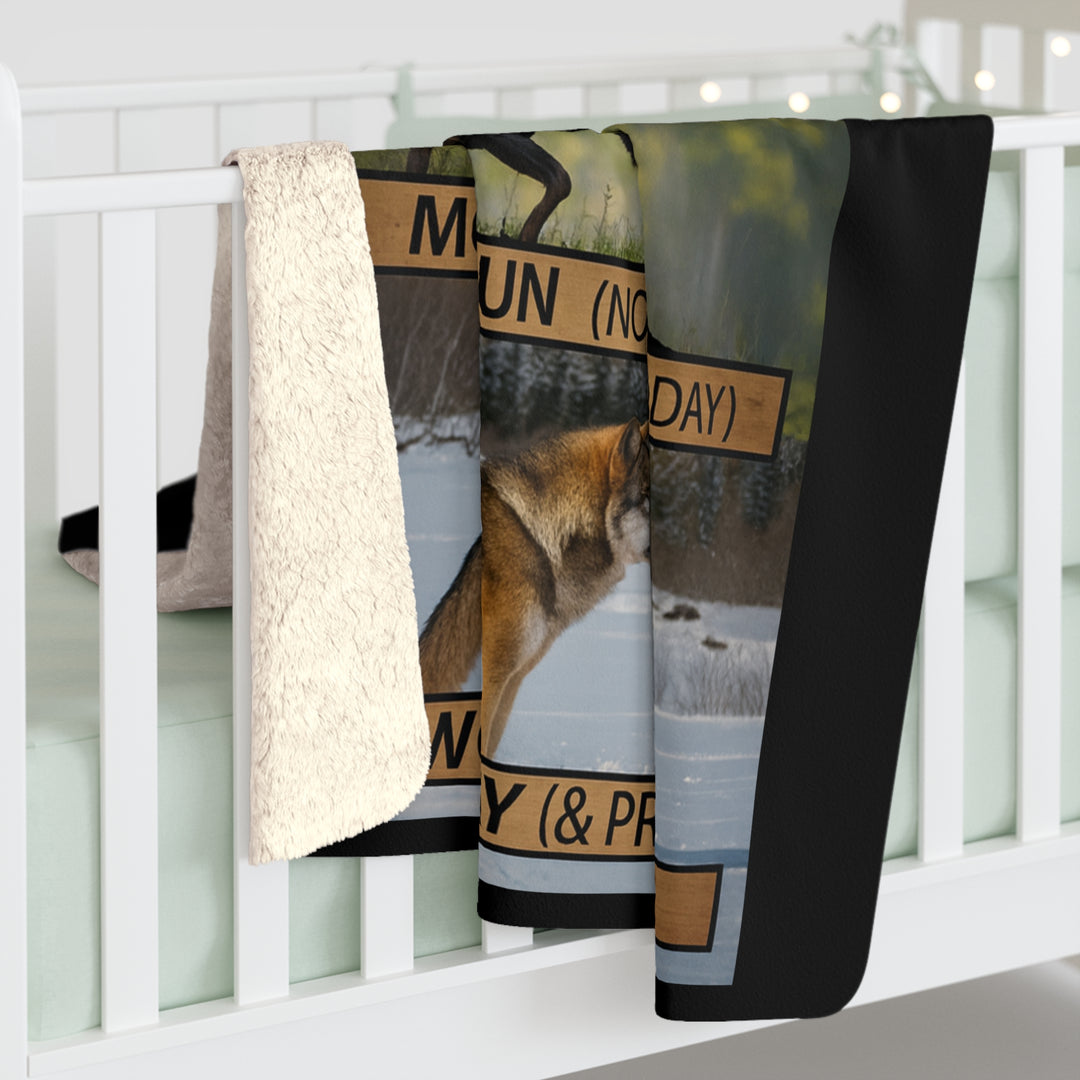 Sherpa Blanket - Alaska Wildlife Survival Guide Design