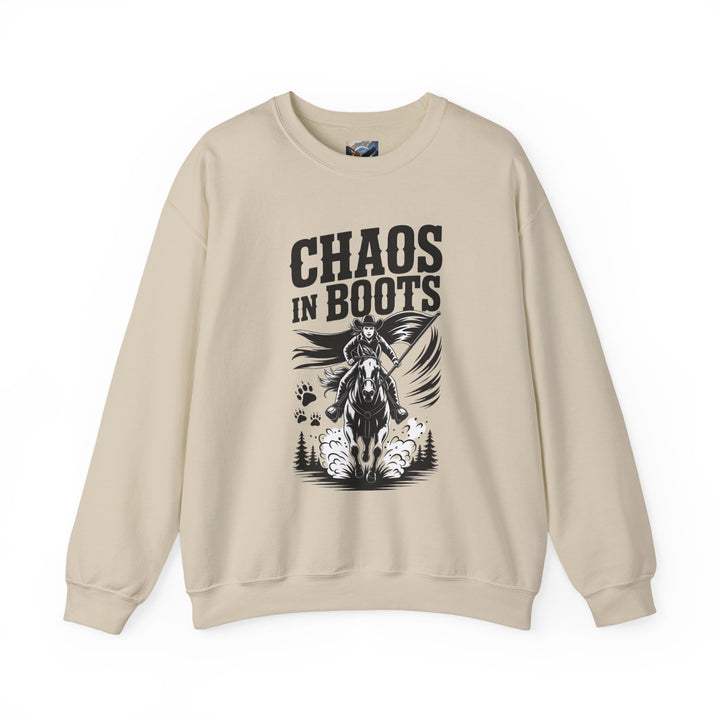 Chaos in Boots Frontier Freedom Rider Sweatshirt