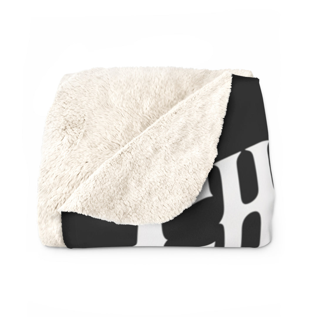 Chaos in Boots Cowgirl Christmas Chaos Sherpa Fleece Blanket