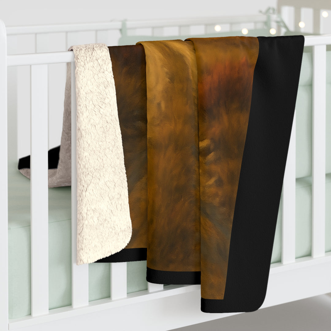 Sherpa Fleece Blanket - Purpose Will Carry Me Design