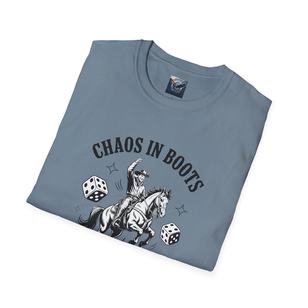 Chaos in Boots - Bucking the Odds T-Shirt