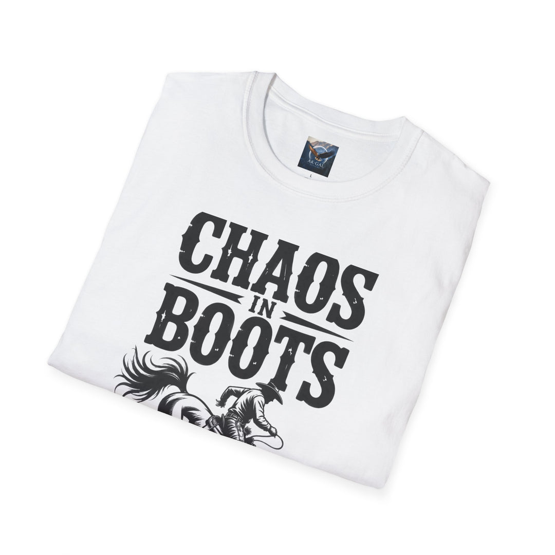 Chaos in Boots - Bronc T-Shirt