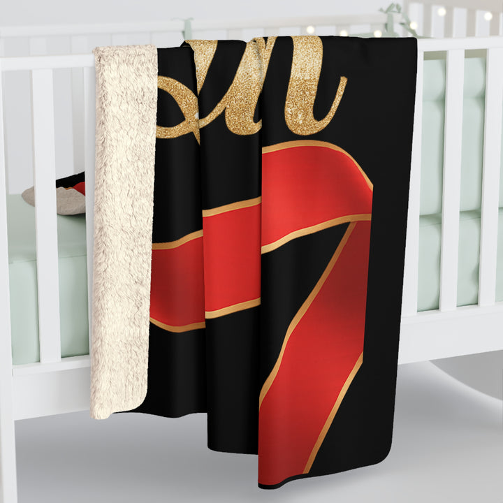 Sherpa Fleece Blanket – Wrap Queen Holiday Design
