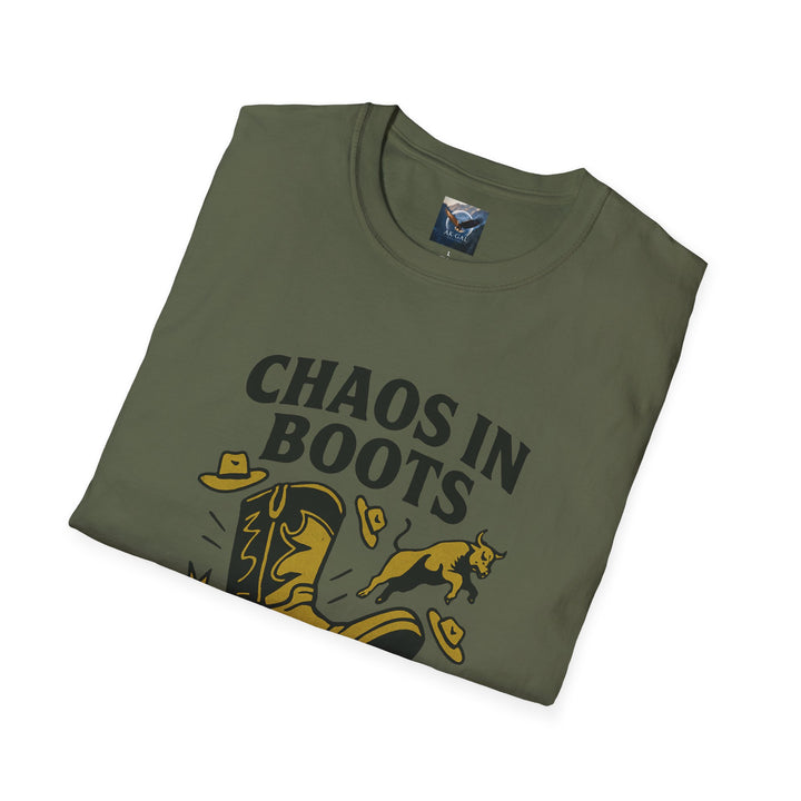 Chaos in Boots - Boot Scootin' Mayhem T-Shirt