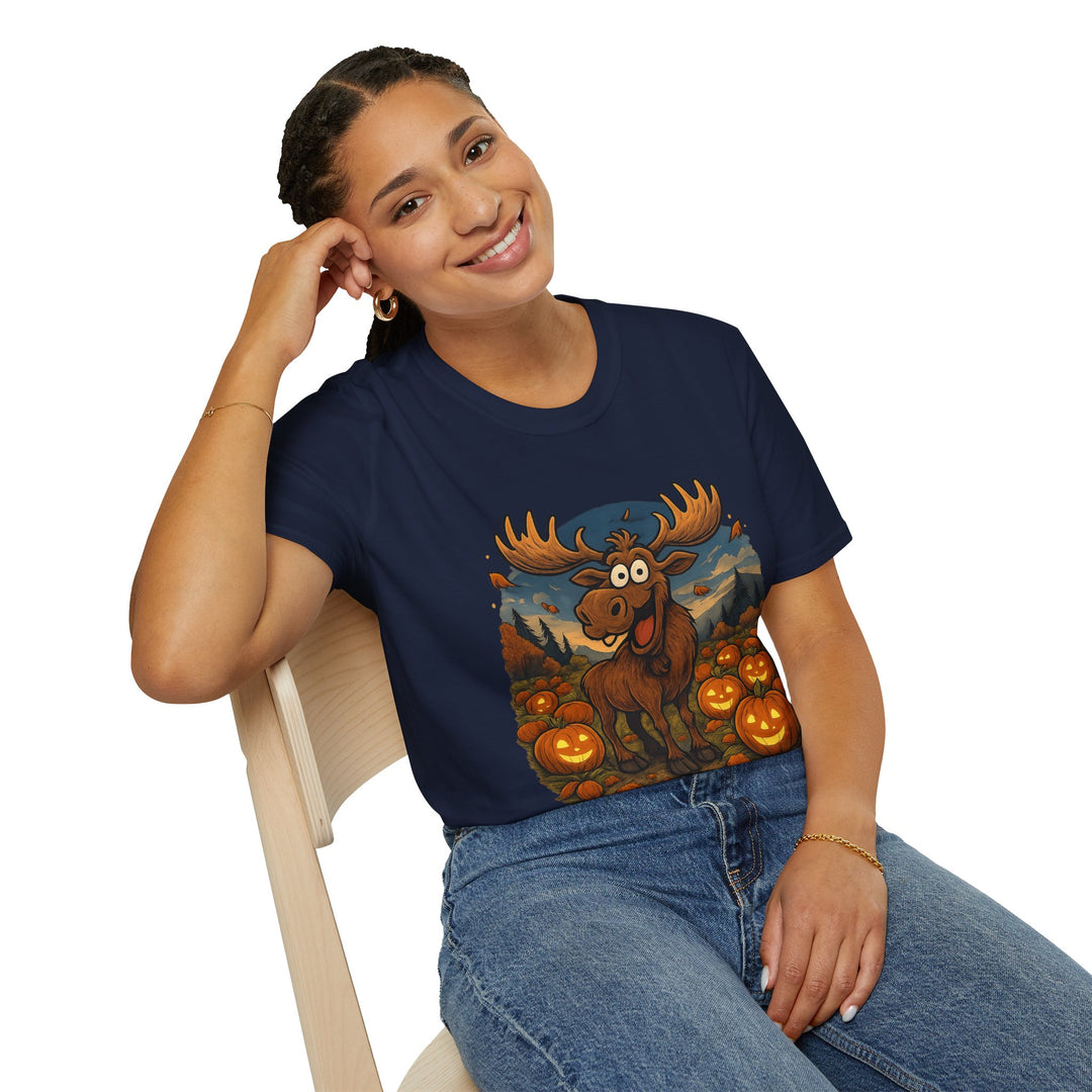 Happy Moose Halloween T-Shirt