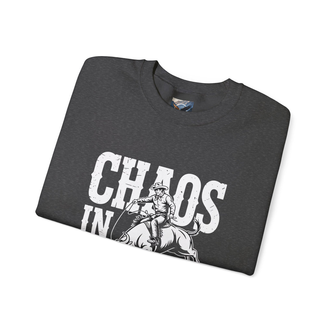 Chaos In Boots Bullrider Crewneck Sweatshirt