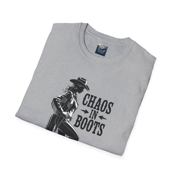 Chaos in Boots - Cowgirl Rebel T-Shirt