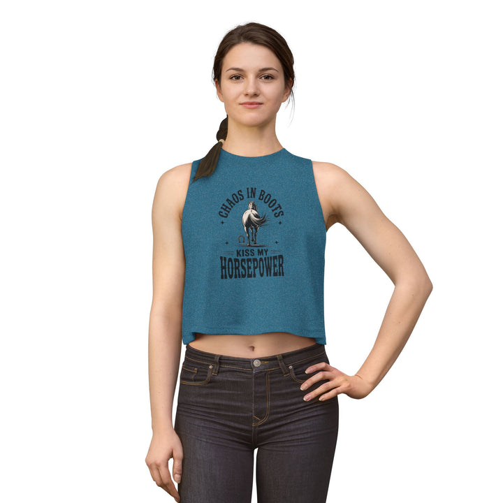 Chaos in Boots, Kiss My Horsepower Crop Top