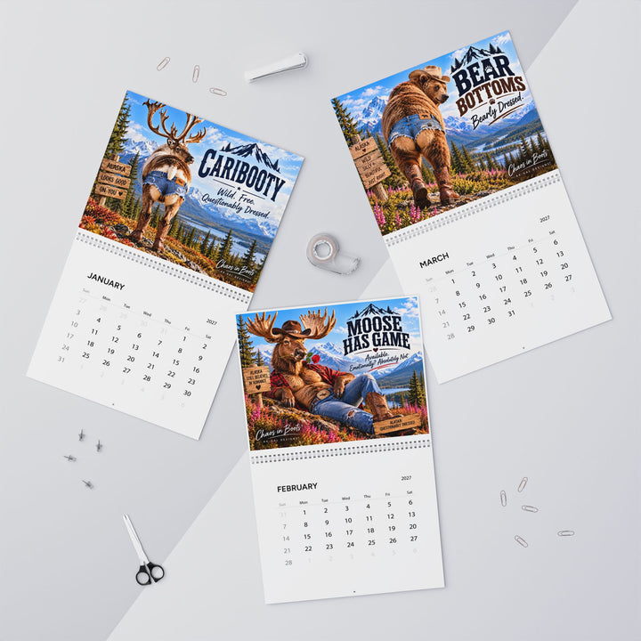 Alaska Animals with Attitude 2027 Wall Calendar