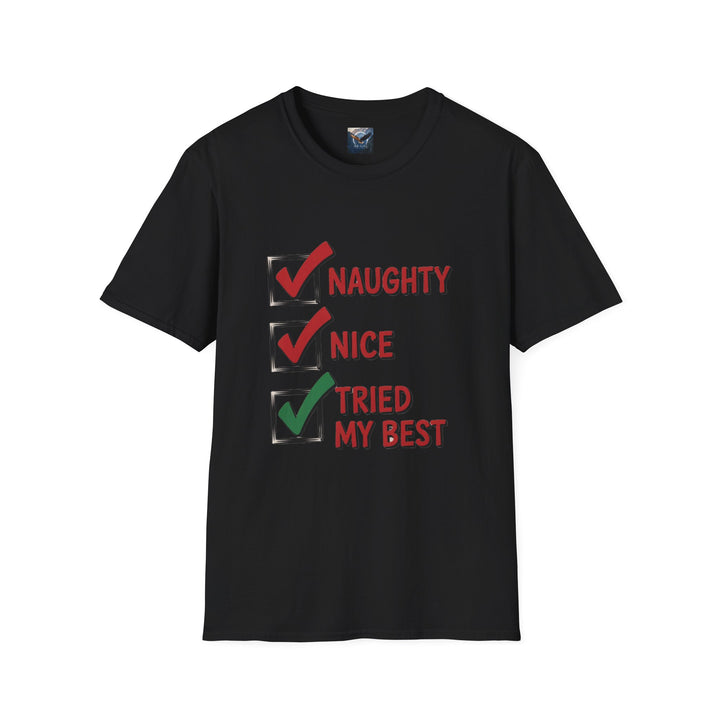 Naughty, Nice, Tried My Best T-Shirt