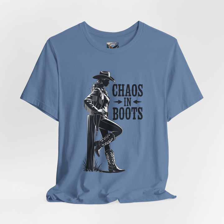 Chaos in Boots T-Cowgirl Rebel (Bella)