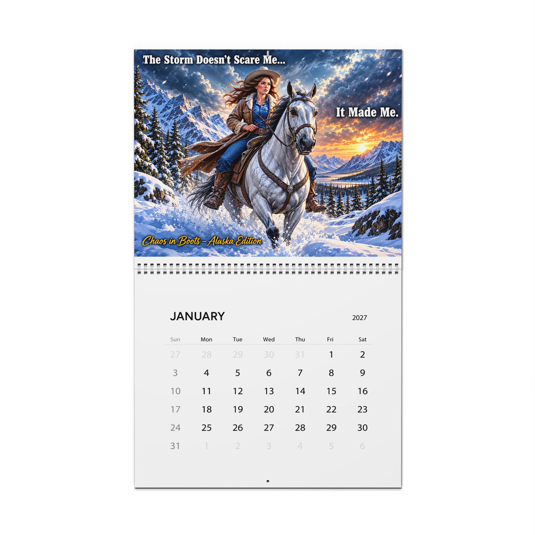 Chaos in Boots Wall Calendar 2027