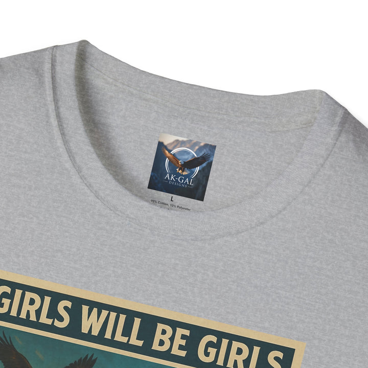 Girls Will Be Girls - Fire & Fishing T-Shirt
