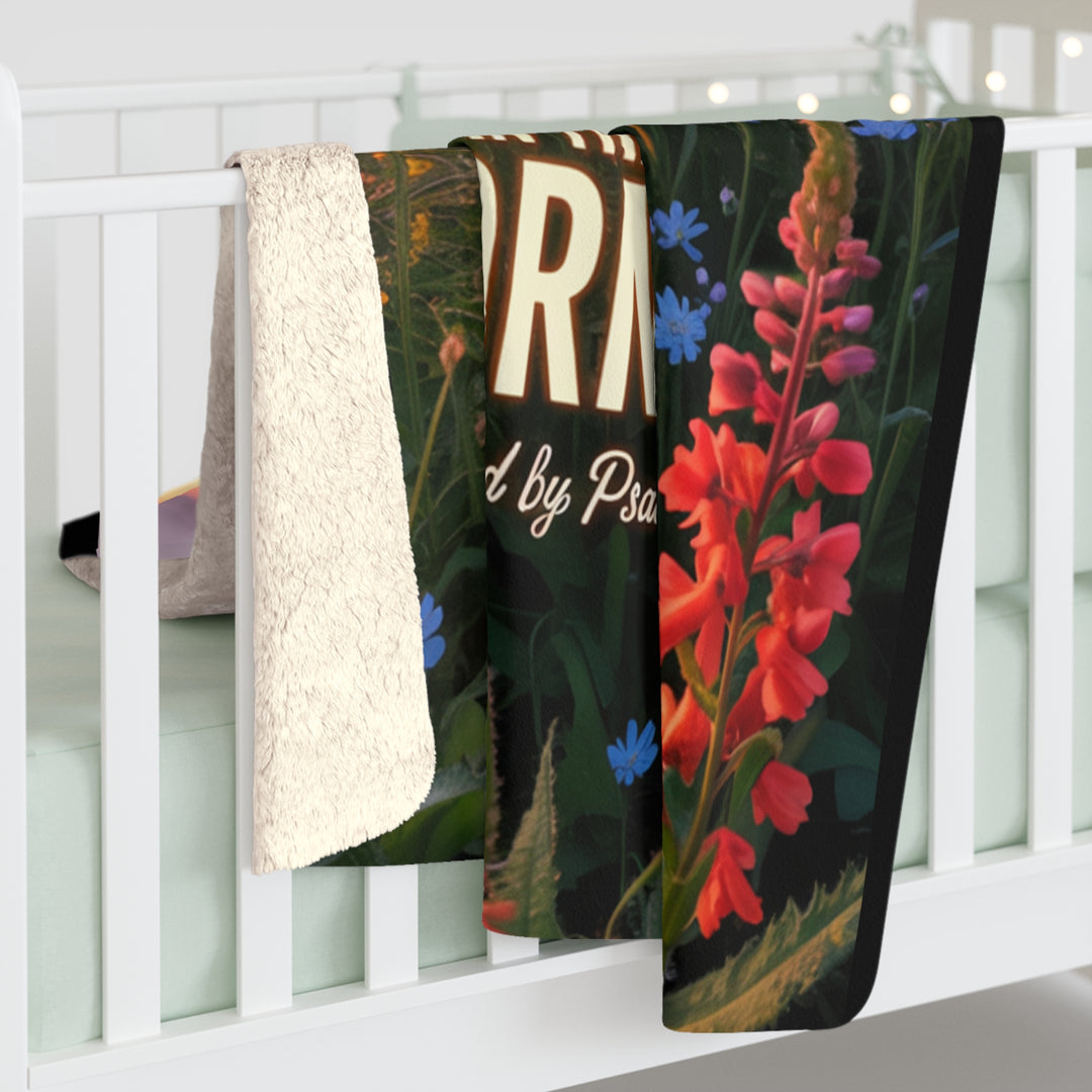 Joy Comes in the Morning Sherpa Fleece Blanket