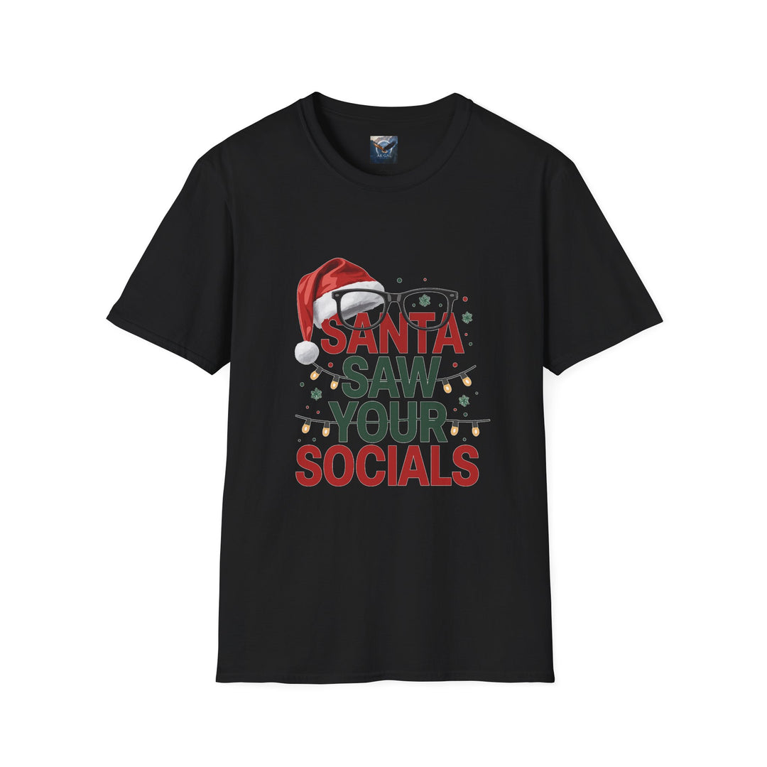 Santa Saw Your Socials T-Shirt
