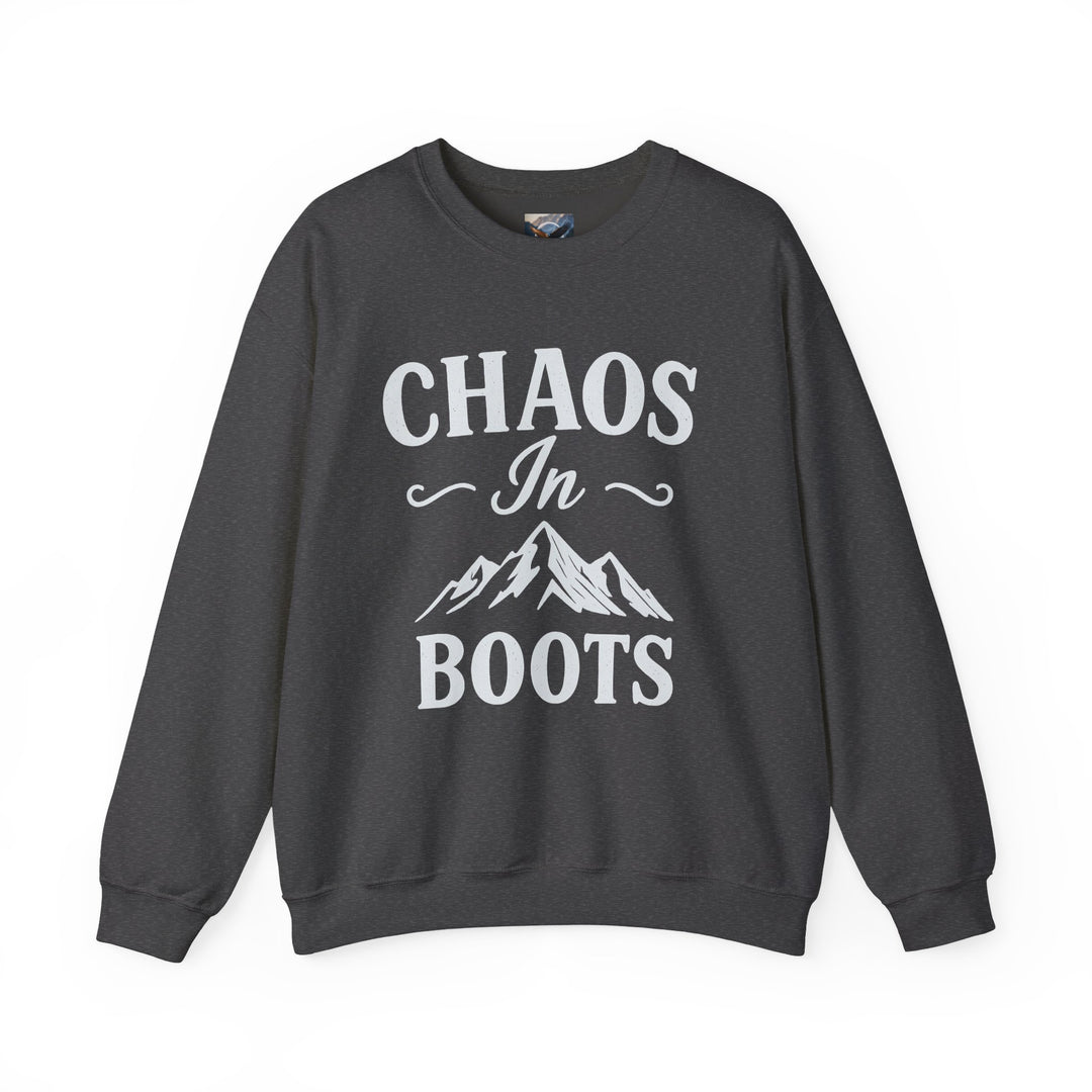Chaos In Boots Crewneck Sweatshirt