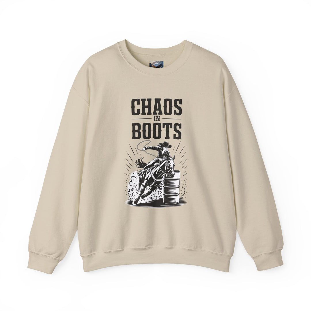 Chaos in Boots Barrel Queen #2 Crewneck Sweatshirt