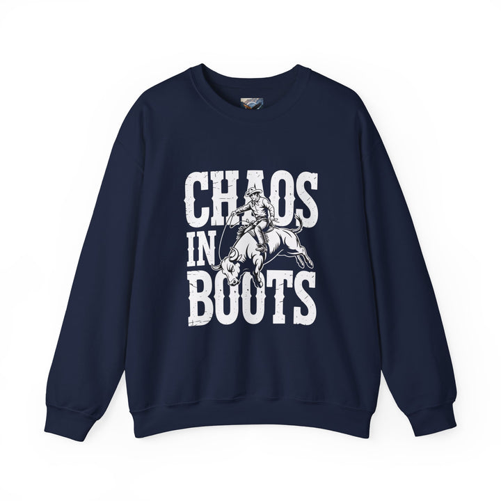 Chaos In Boots Bullrider Crewneck Sweatshirt