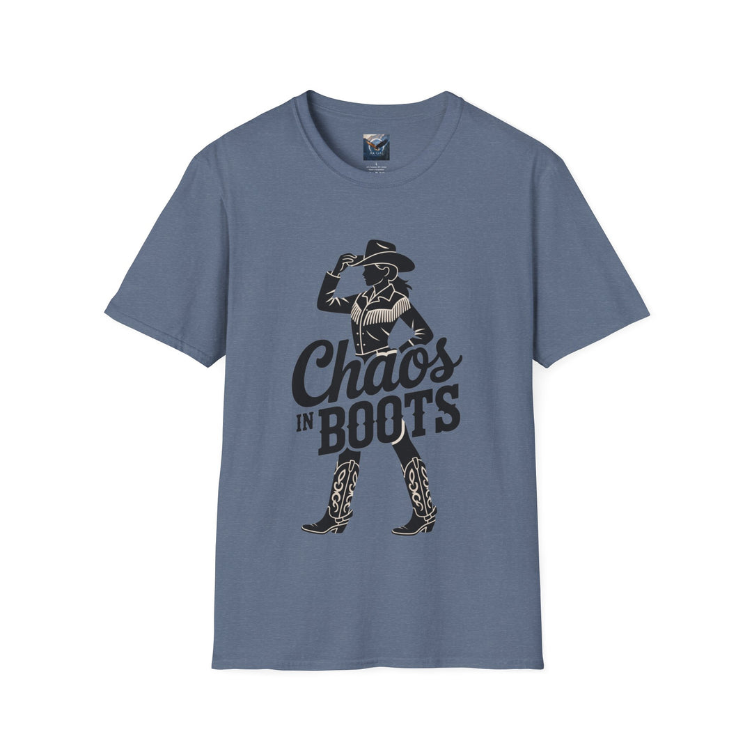 Chaos in Boots Cowgirl Grit T-shirt