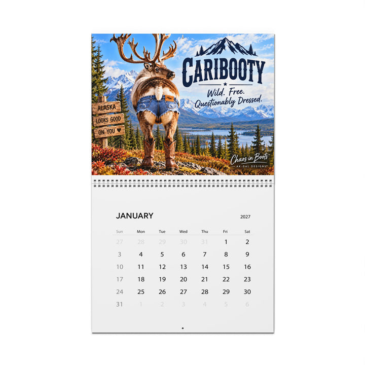 Alaska Animals with Attitude 2027 Wall Calendar