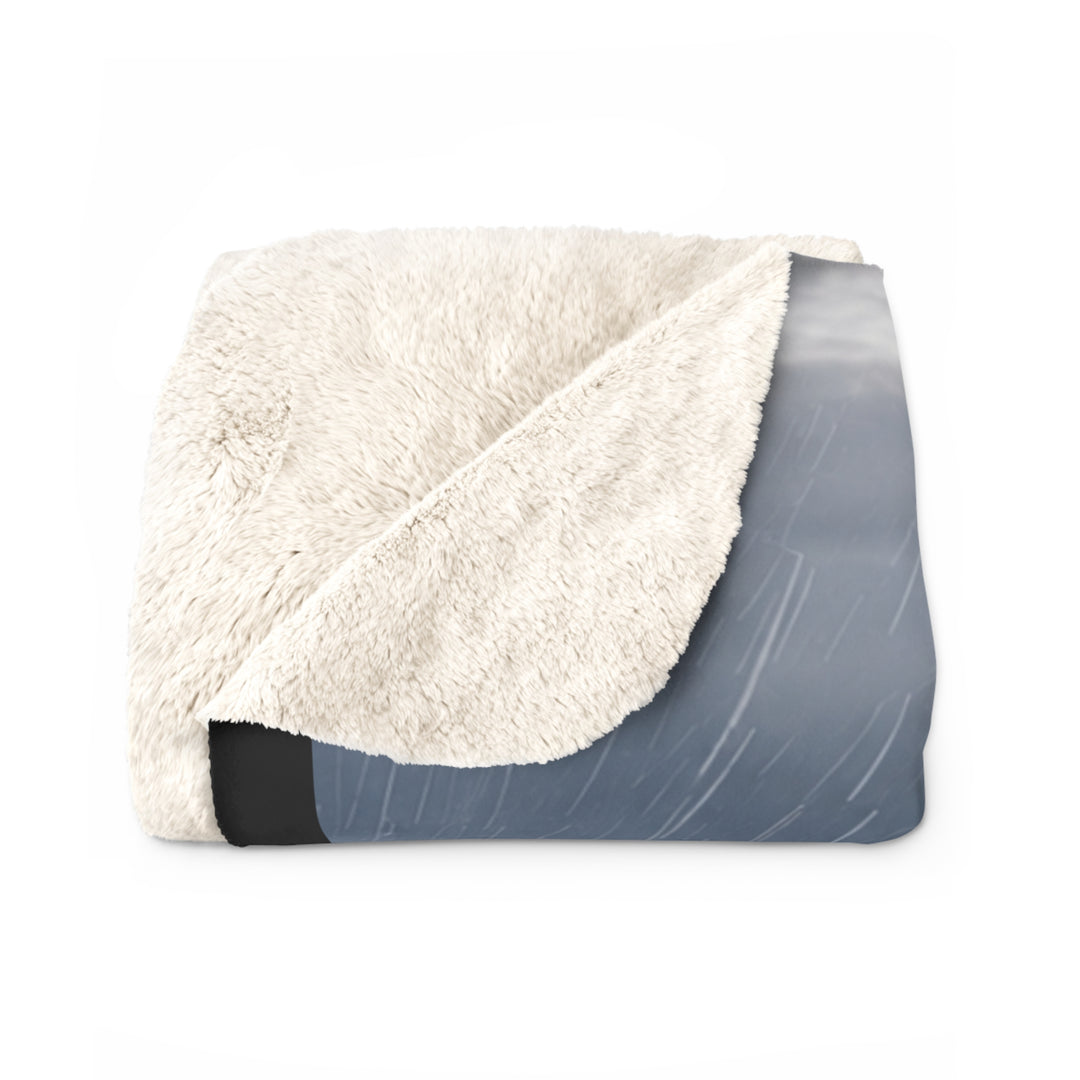 Spirit of the Muskox Sherpa Fleece Blanket