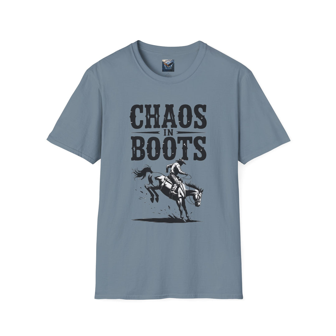 Chaos in Boots - Bronc T-Shirt