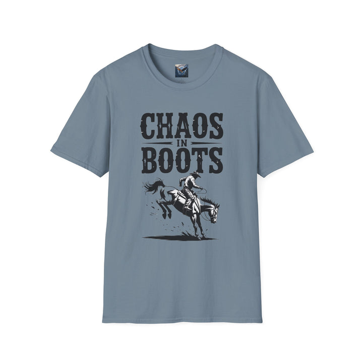 Chaos in Boots - Bronc T-Shirt