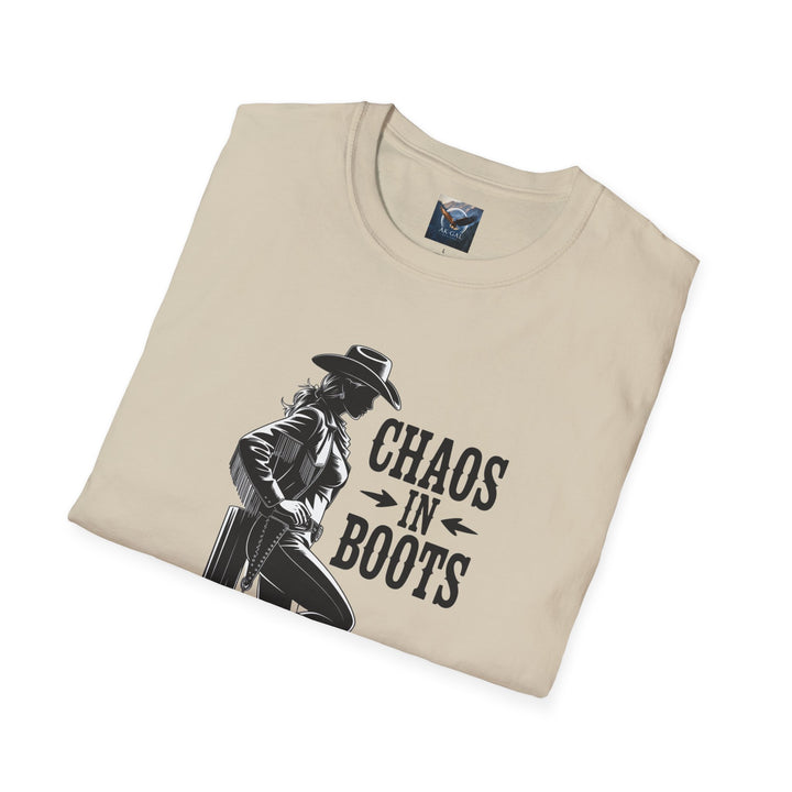Chaos in Boots - Cowgirl Rebel T-Shirt