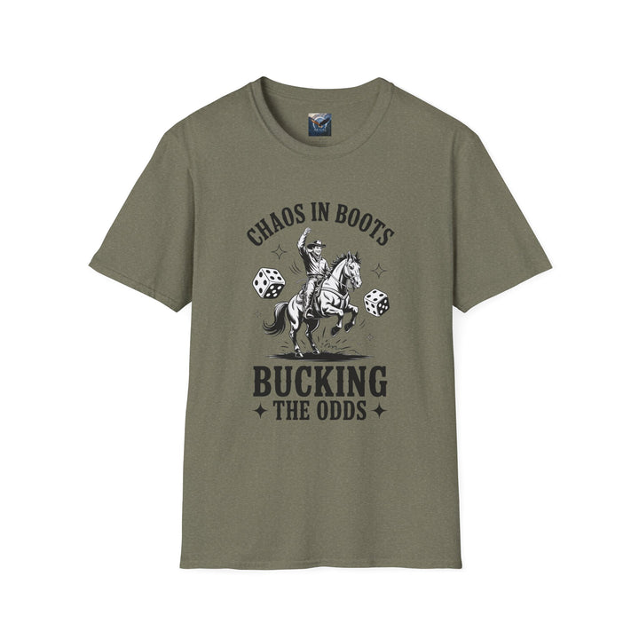 Chaos in Boots - Bucking the Odds T-Shirt