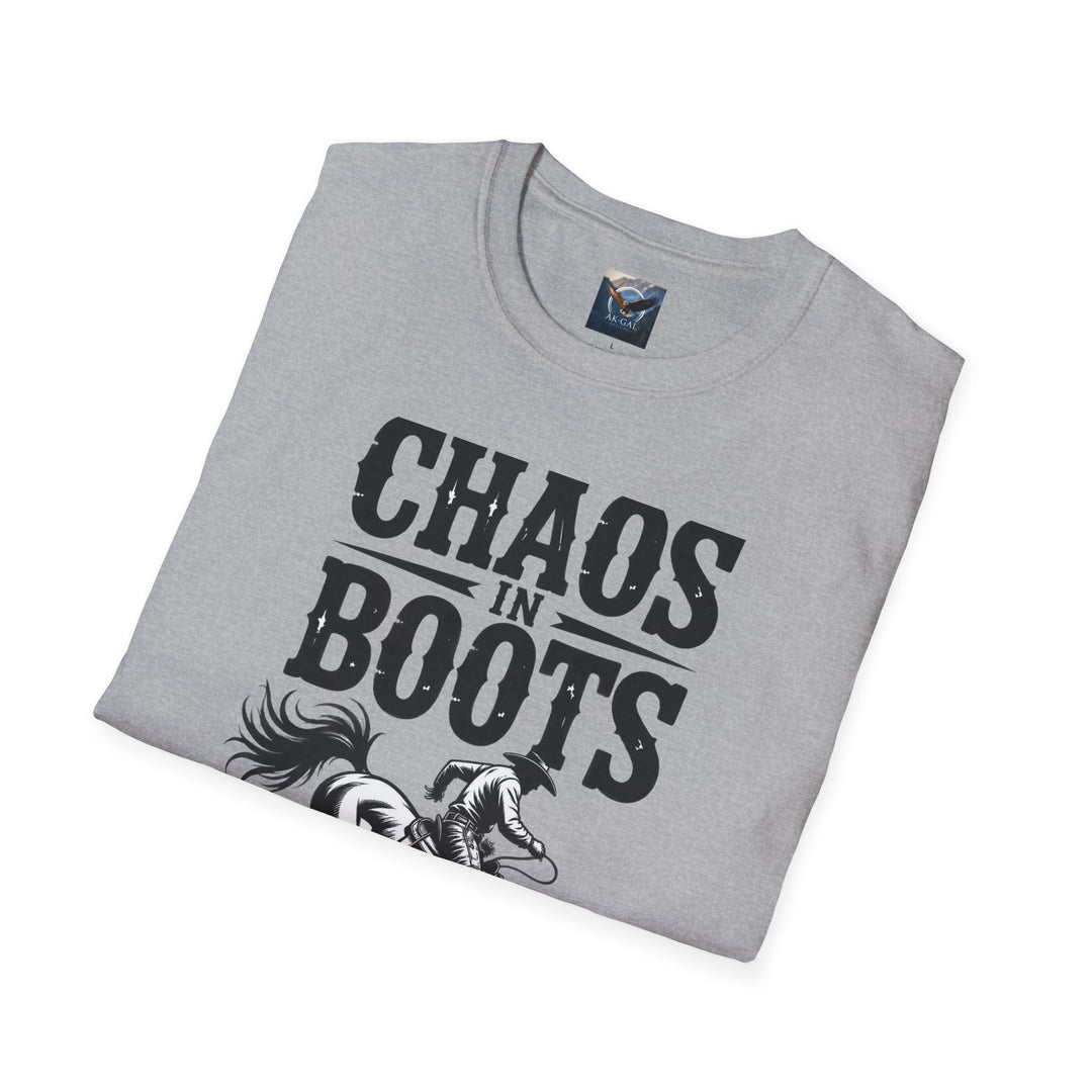 Chaos in Boots - Bronc T-Shirt