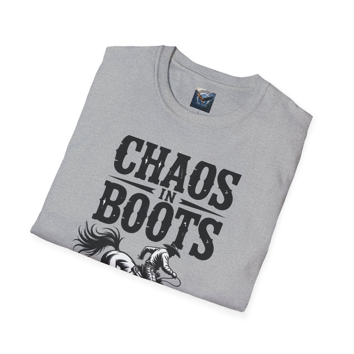 Chaos in Boots - Bronc T-Shirt