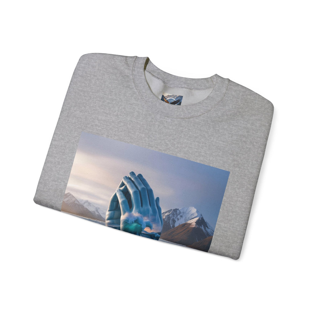 He Walks on Waves Sweatshirt