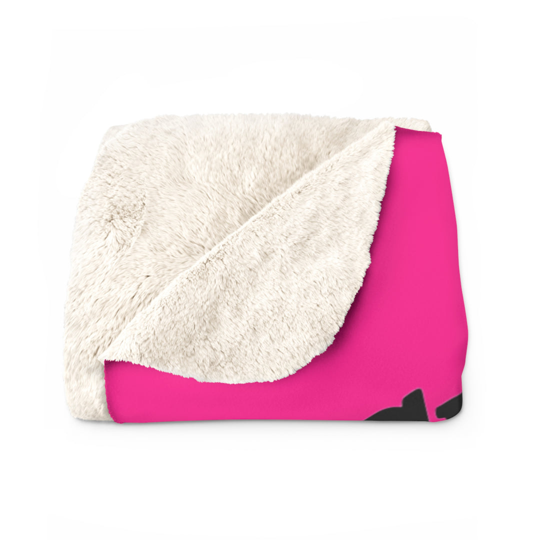 Chaos in Boots Alaska Hot Mess & High Horse Sherpa Fleece Blanket