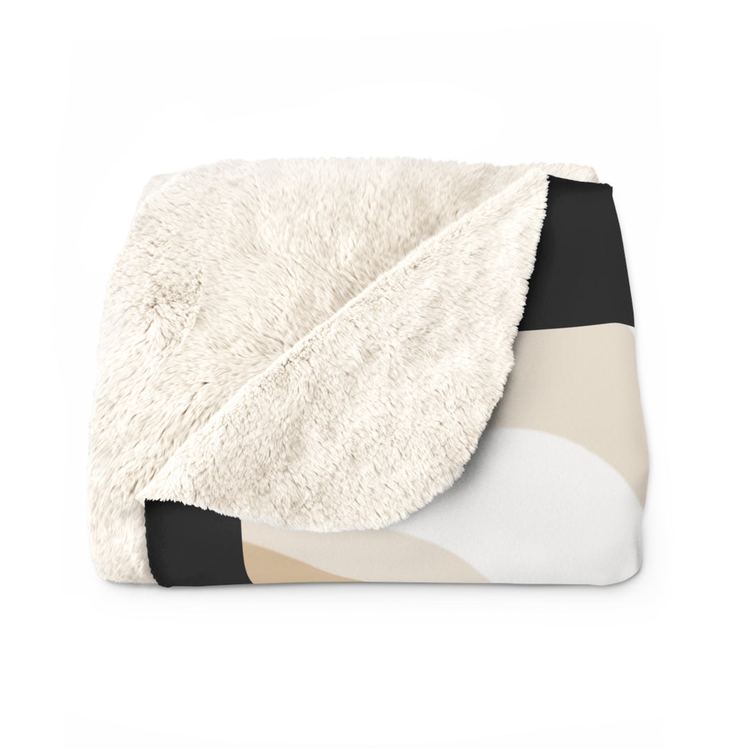 Sherpa Blanket - Grace Runs Deeper Than the Gravel Design