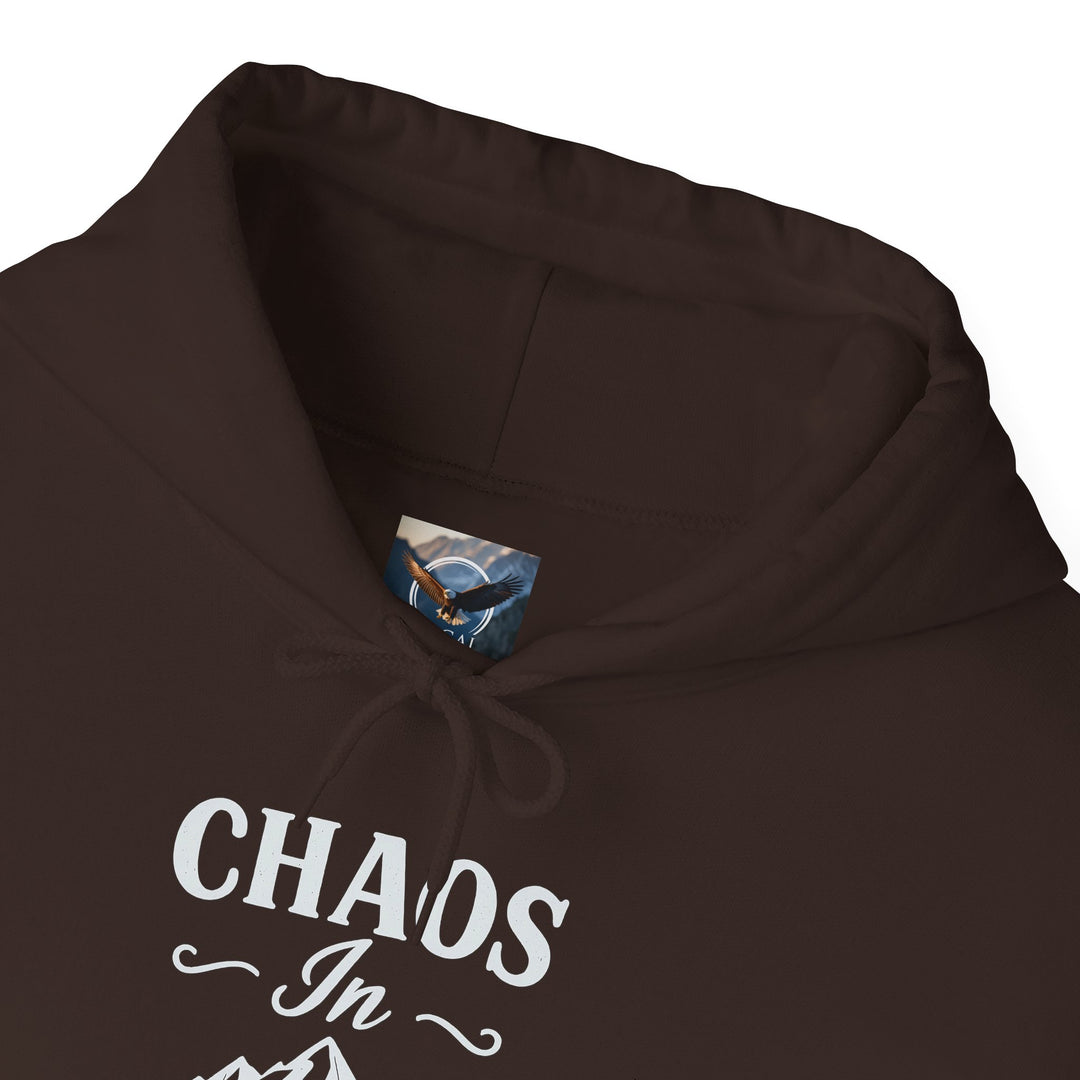 Chaos in Boots Hoodie —Cowgirl Rebel Bold Edition
