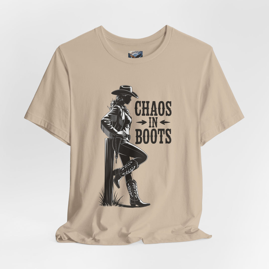 Chaos in Boots T-Cowgirl Rebel (Bella)