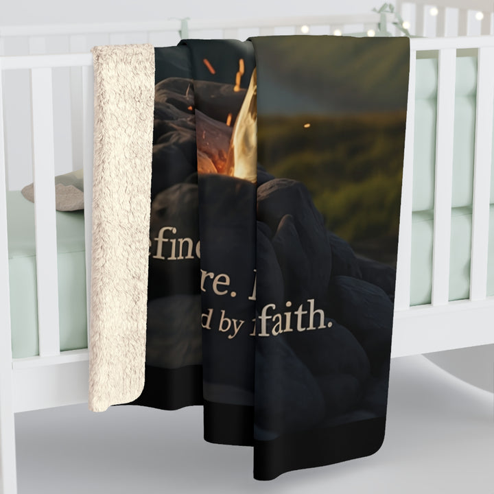 Inspirational Sherpa Fleece Blanket - Refined by Fire Design