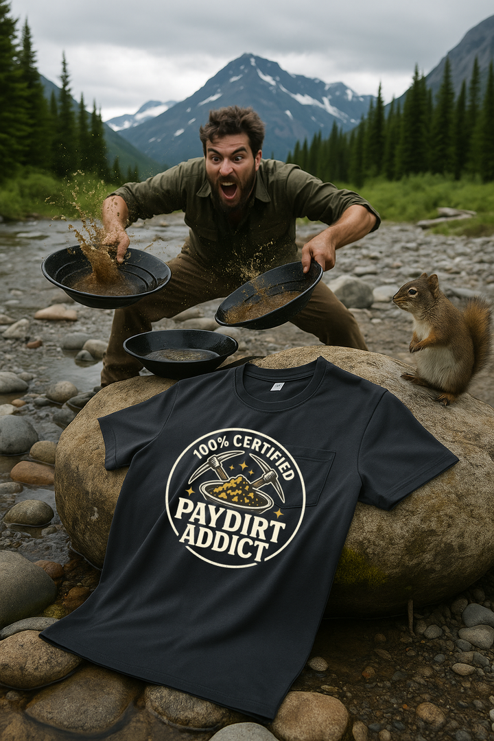 100% Certified Paydirt Addict T-Shirt