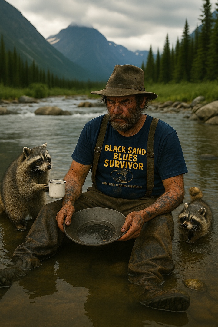 Black Sand Blues Survivor T-Shirt