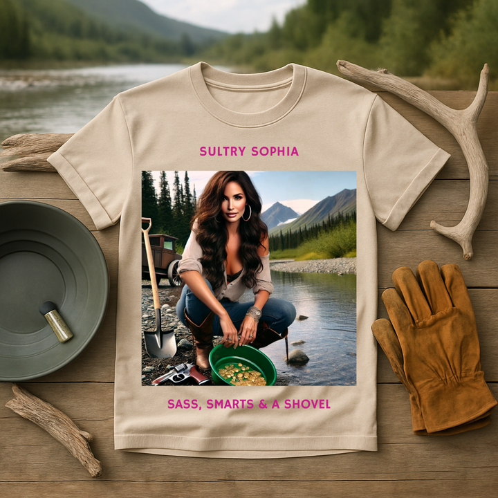 Sultry Sophia – AK-GAL DESIGNS Character Tee