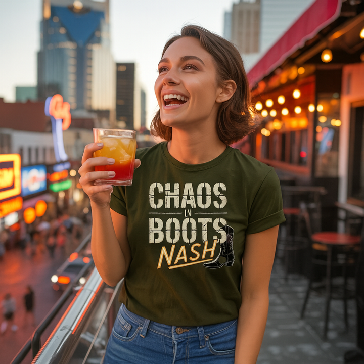 Nashville #3 Chaos in Boots T-Shirt