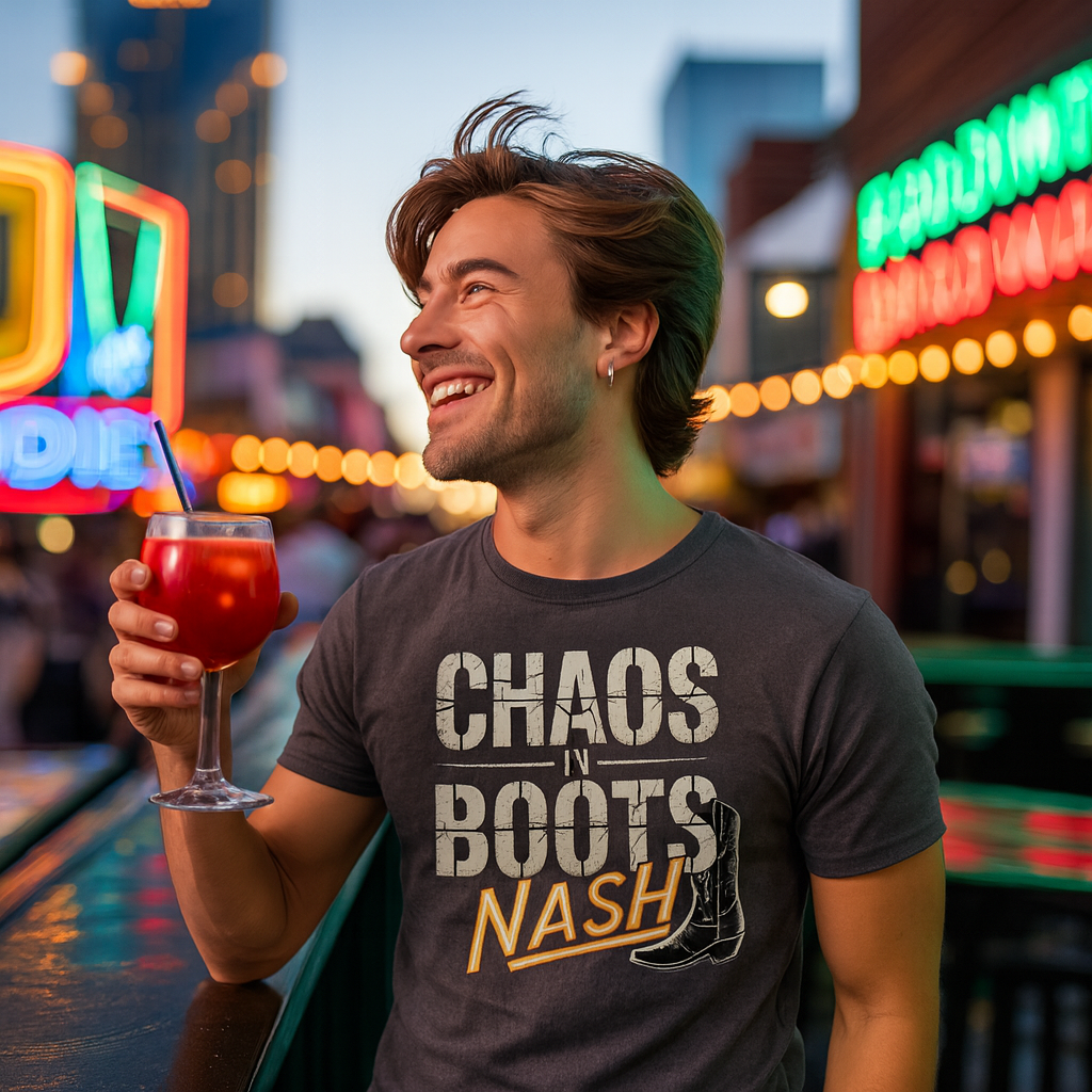 Nashville #3 Chaos in Boots T-Shirt