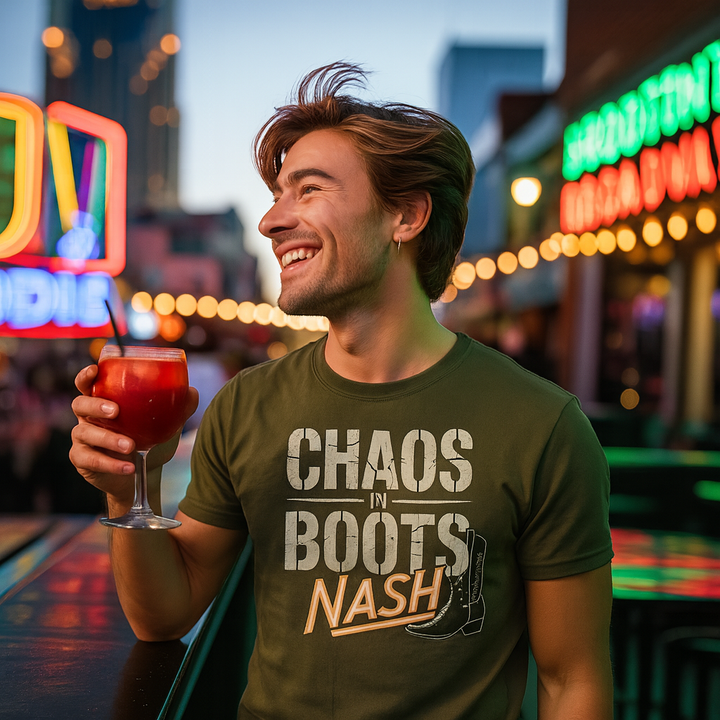 Nashville #3 Chaos in Boots T-Shirt